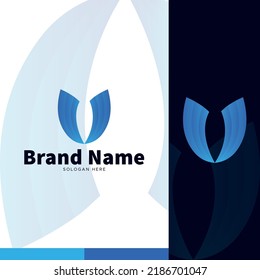 Letter U logo icon design, Alphabet U logo template.