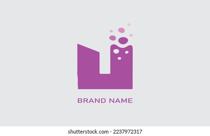 Letter U logo icon design template elements