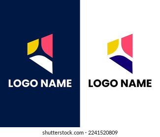 Letter U logo icon design template elements