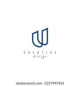 Letter U logo. Icon design. Template elements - vector sign