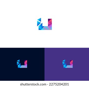 Letter U logo. Icon design. Template elements - vector sign