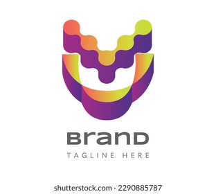 Letter U logo icon design template elements. Usable for Branding, Business and Technology Logos.