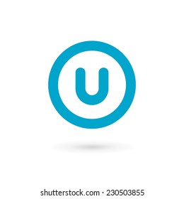 Letter U logo icon design template elements 