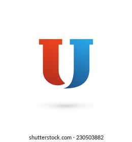 Letter U logo icon design template elements 