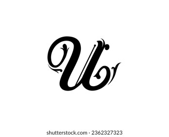 Letter U logo icon design template elements. U logo design