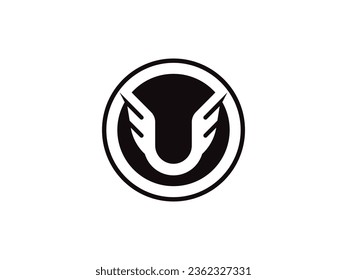 Letter U logo icon design template elements. U logo design