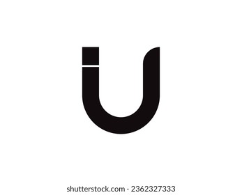 Letter U logo icon design template elements. U logo design