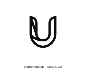 Letter U logo icon design template elements. U logo design