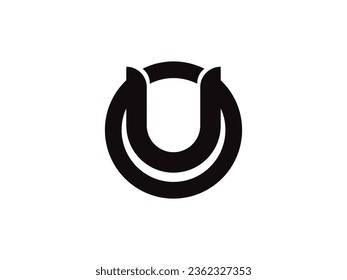 Letter U logo icon design template elements. U logo design