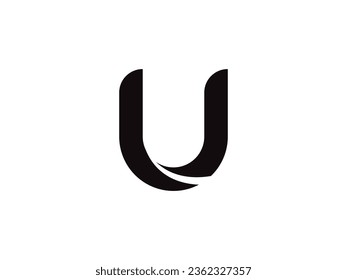 Letter U logo icon design template elements. U logo design