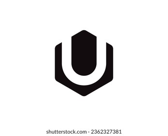 Letter U logo icon design template elements. U logo design