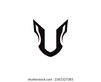 Letter U logo icon design template elements. U logo design