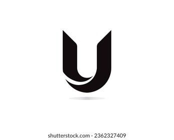 Letter U logo icon design template elements. U logo design