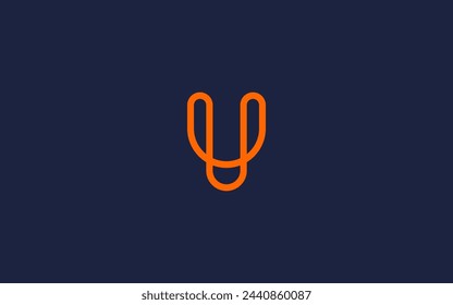 letra u logo icono diseño vector diseño plantilla inspiración