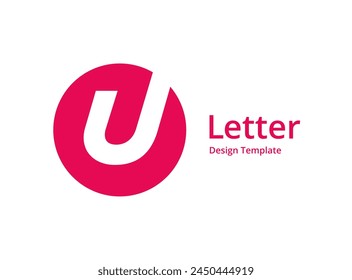 Letter U logo icon design template elements