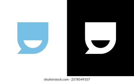 Letter U logo Icon for design. Easily editable template illustration