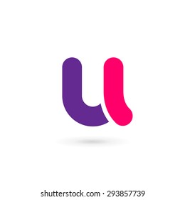 Letter U logo icon design template elements
