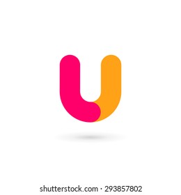 Letter U logo icon design template elements
