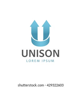 Letter U logo icon design template elements - Illustration. Letter U logo icon design - vector sign. 