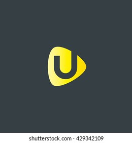 Letter U Logo Icon Design Template Elements
