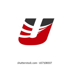 Letter u logo icon design template elements
