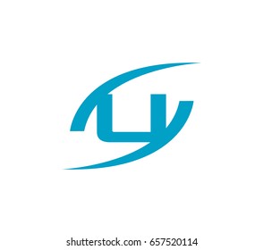 Letter u logo icon design template elements
