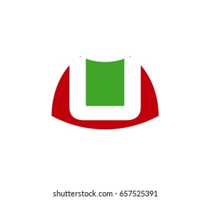 Letter u logo icon design template elements
