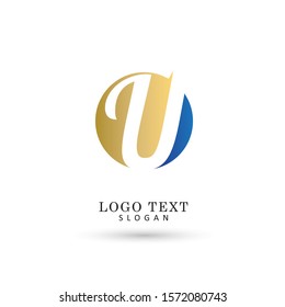 Letter U Logo. Icon & Symbol Vector Template.