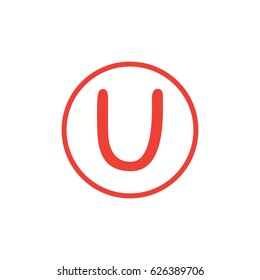 Letter U logo icon vector design template elements