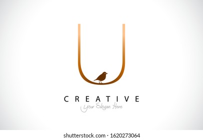 Letter U logo or symbol template design