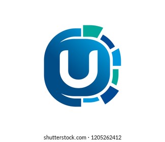Letter U Logo Template Design Vector, Emblem, Concept Design, Creative Symbol, Icon