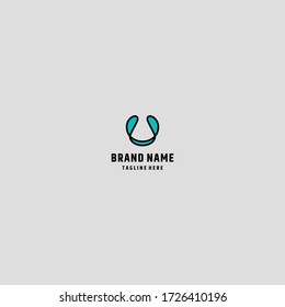 Letter U logo template design in Vector illustration 