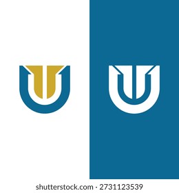 Letter U Logo Vector Art, Icon, and Graphics Stock Vector.