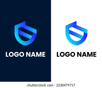 letter u modern business logo design template