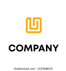 Letter U Modern Logo Design Template sign vector Unique