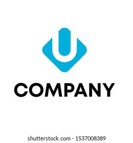 Letter U Modern Logo Design Template sign vector Unique