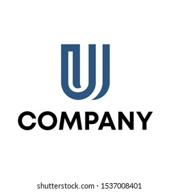 Letter U Modern Logo Design Template sign vector Unique