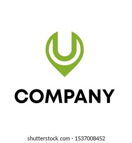 Letter U Modern Logo Design Template sign vector Unique
