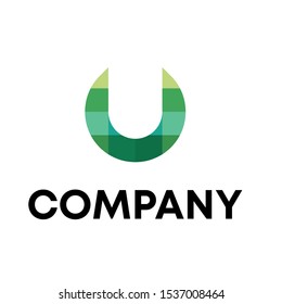 Letter U Modern Logo Design Template sign vector Unique
