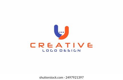 Letter U moderne Logo Design Template Elemente