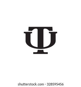 letter U and T monogram logo