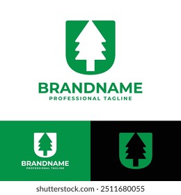 Letter U Tree Logo, for any Environmental Brands with U initial