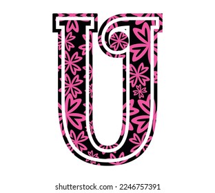 Letter U, Valentine Alphabet Monogram
Sublimation vector design file, for mug, t-shirt, vase, pillow case. etc