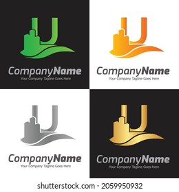 
Letter U vector logo template, Colorful Letter U logo, Real Estate, Building and Construction Logo Design Template Vector Icon
