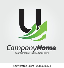 Letter U vector logo template, Colorful Letter U logo, Business logo, Marketing company, business advisory 
