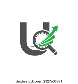 Letter U vector logo template, Colorful Letter U logo, Financial Company Logo, Financial Institute Advisors Logo Design Template Vector Icon
