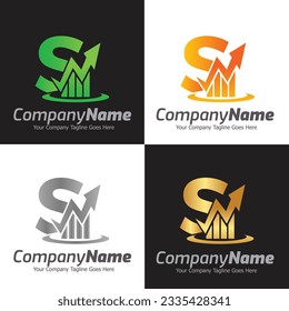 Letter U vector logo template, Colorful Letter U logo, Financial Company Logo, Financial Institute Advisors Logo Design Template Vector Icon
