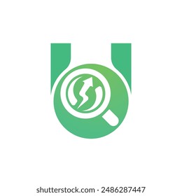 Letter U vector logo template, Colorful Letter U logo, Financial Company Logo, Financial Institute Advisors Logo Design Template Vector Icon