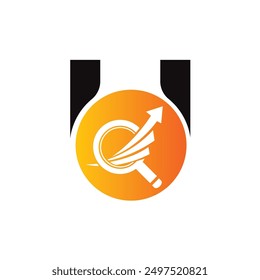 Letter U vector logo template, Colorful Letter U logo, Financial Company Logo, Financial Institute Advisors Logo Design Template Vector Icon
