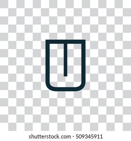Letter U vector, logo. Useful as branding symbol, corporate identity, alphabet element, transparent clip art and illustration.